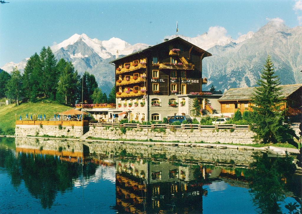 Hotel Zum See Grächen Dış mekan fotoğraf